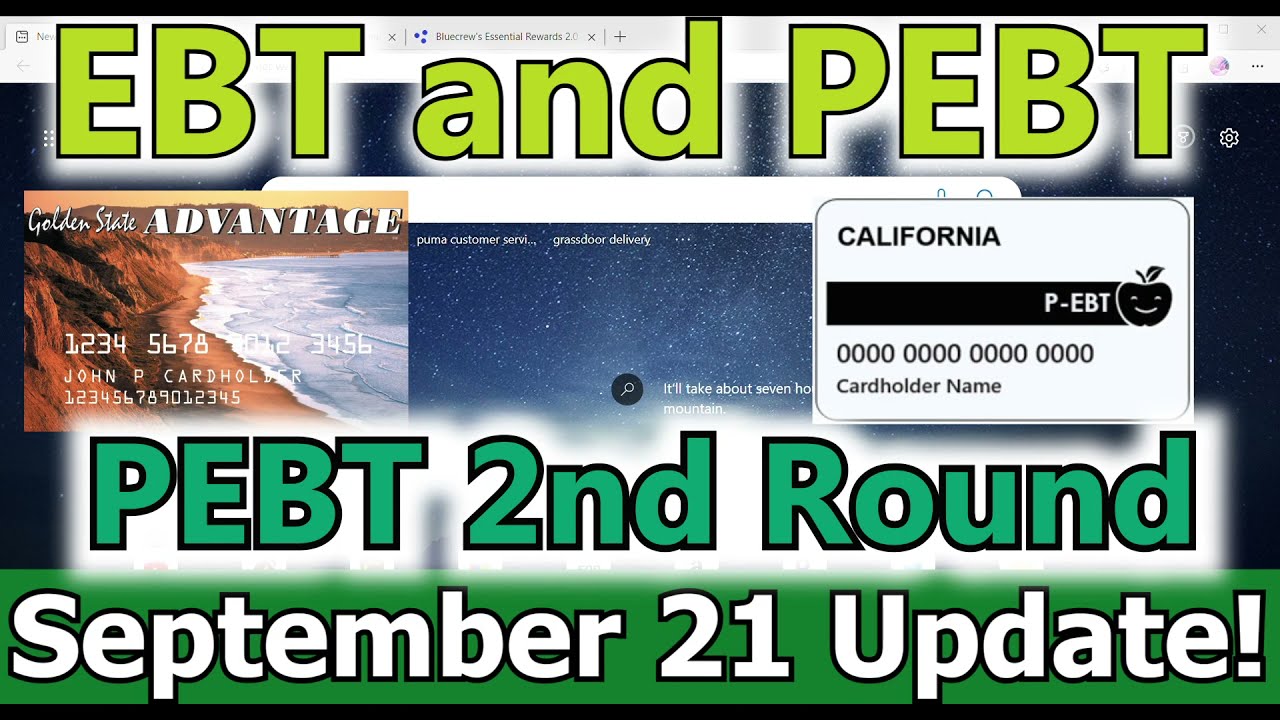 PEBT 2nd Round Update September! New States Apply PEBT EBT $375 SNAP Food Stamps Healthy Family PEBT