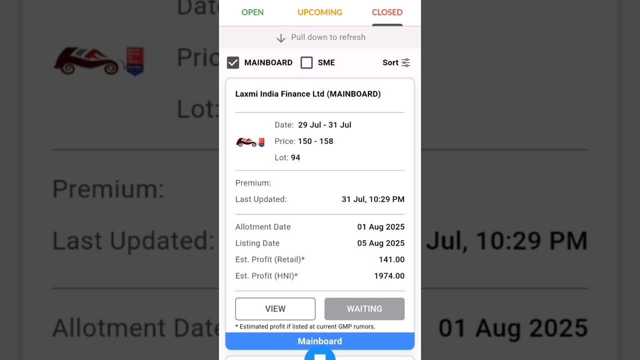 Laxmi India Finance IPO Allotment Status Online GMP 
