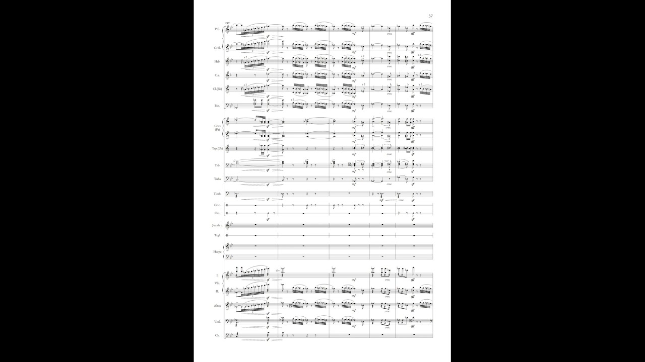 [Helena Munktell] Br&auml;nningar (Breakin Waves - Symphonic Picture) Op. 19 (Score-Video)