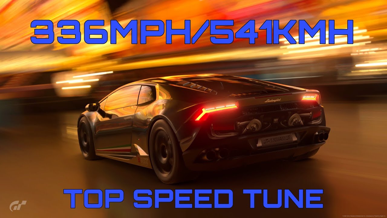 GT7 | Lamborghini Huracan LP (SWP) 336MPH/541KMH TOPSPEED TUNE