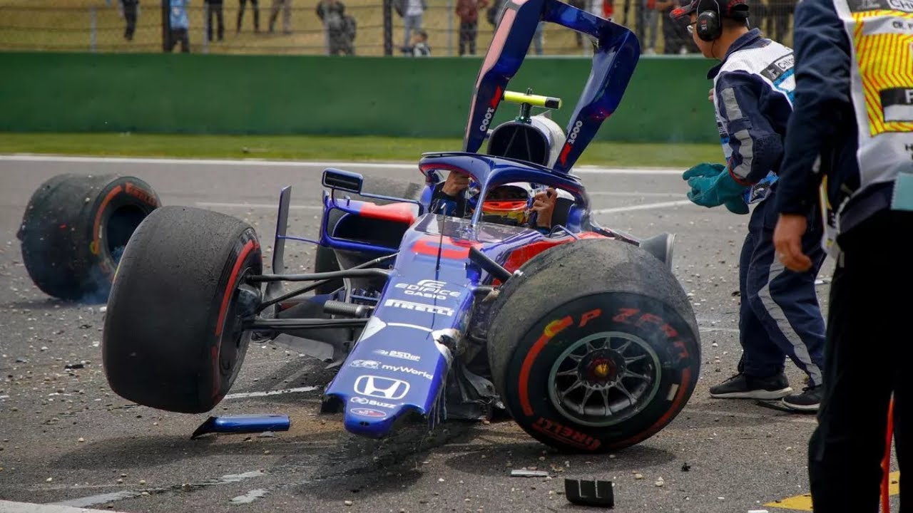 F1 China All Crashes