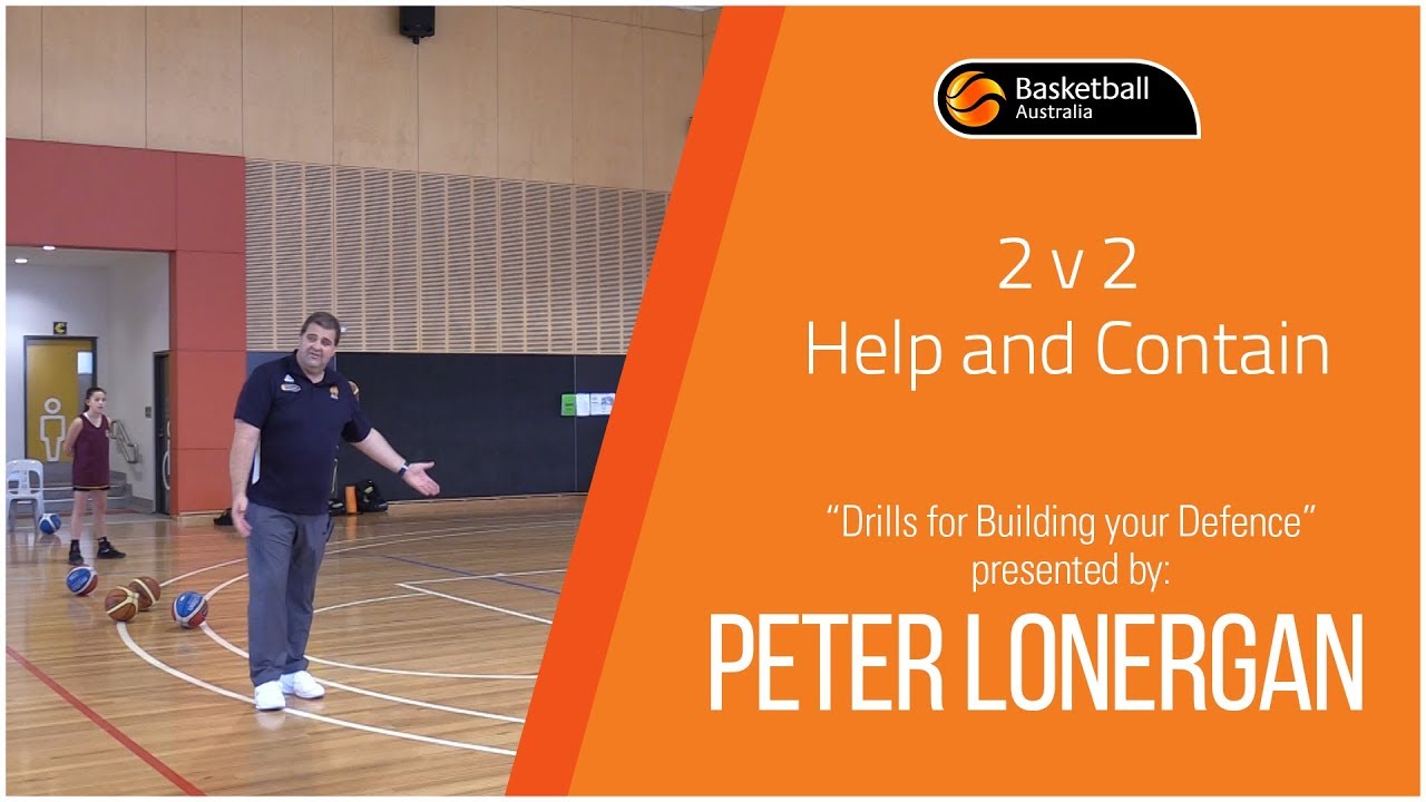 Peter Lonergan: Drills for Building your Defence - 2v2 Help and Contain (5/7)