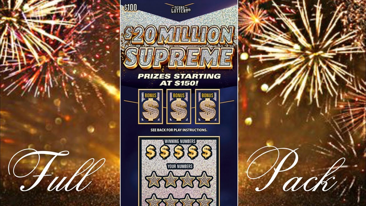 Ending the year BIG! 🤑 $100 Ticket Full Pack $20 Million Supreme
