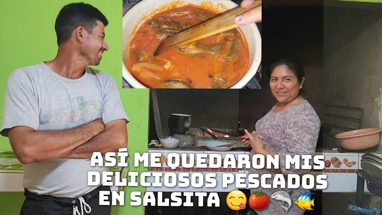 Así Reacciono Mi Esposo Con Este Rico Menú🐟🍅Lo Vamos Acompañar Con Zopa De Arroz😋