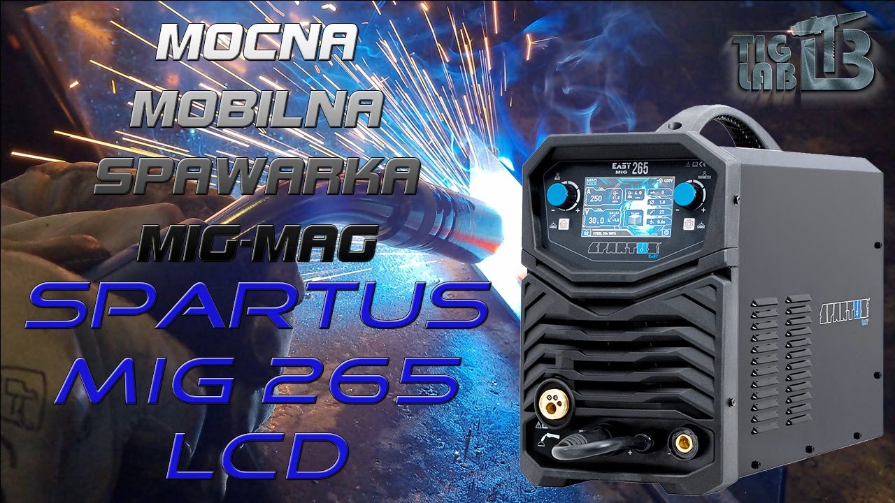 SPARTUS MIG 265 LCD SPAWANIE MIG MAG