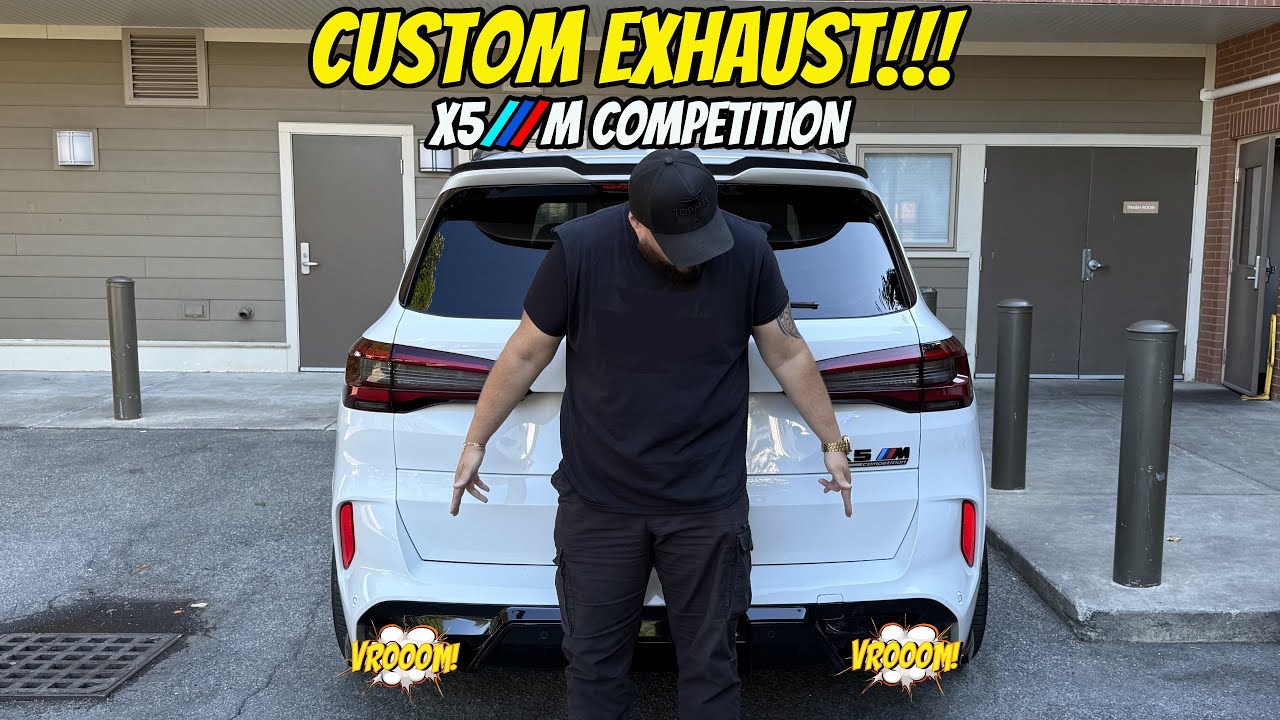 Custom Exhaust in the BMW X5 M Competition pt.1