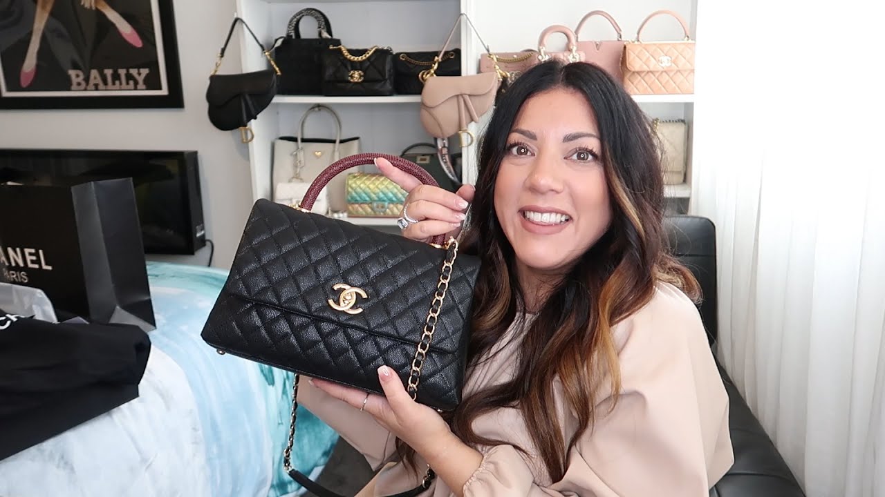 CHANEL COCO HANDLE BAG UNBOXING | Naomi Peris