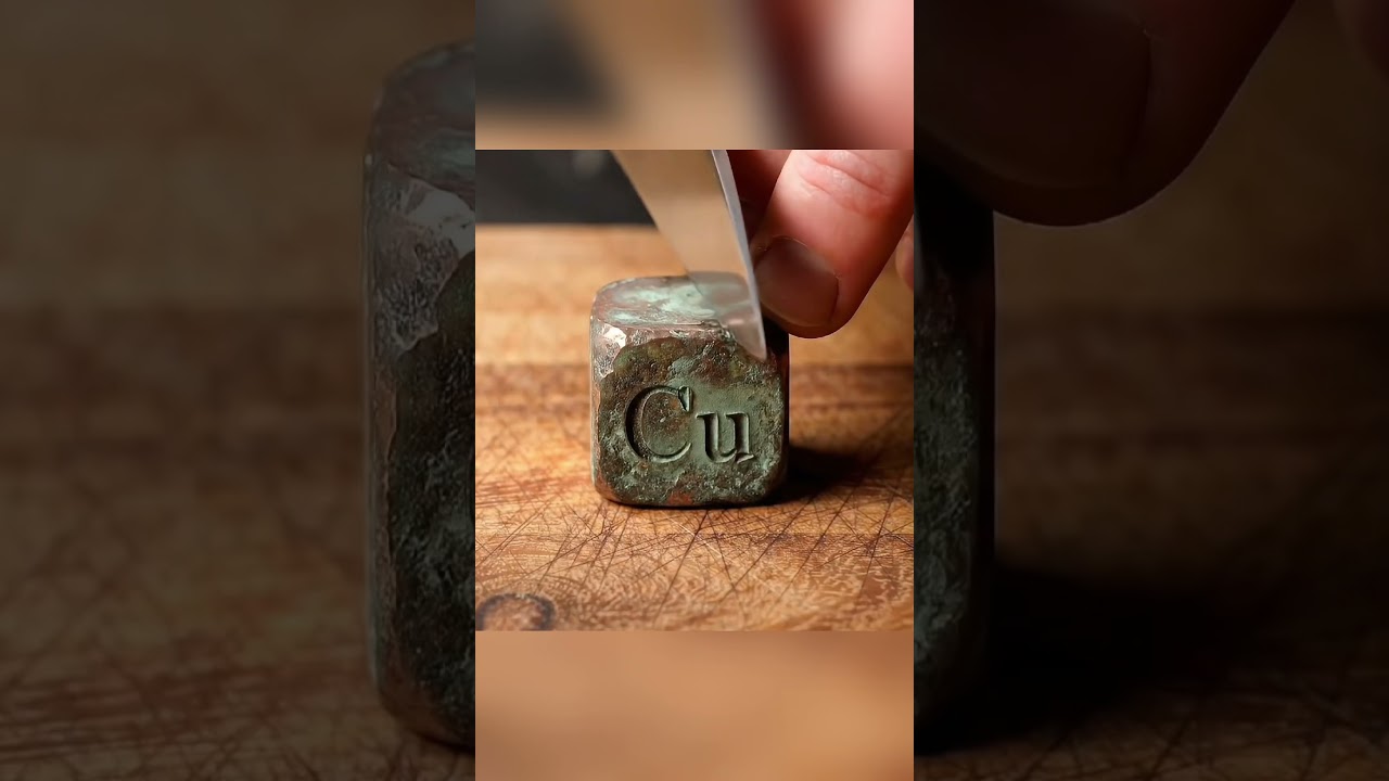 Cutting Periodic Table Elements 🔥 | #ASMR Science #shorts