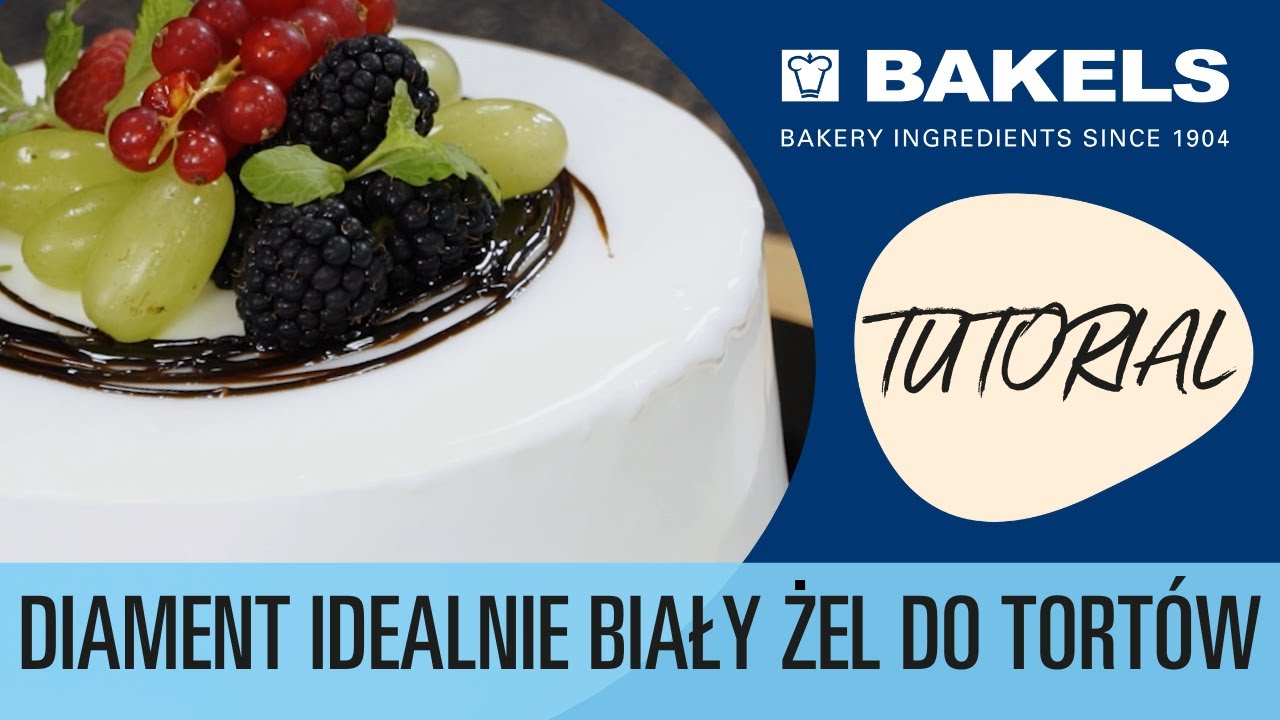 Idealnie biały żel do dekoracji tortów | DIAMENT