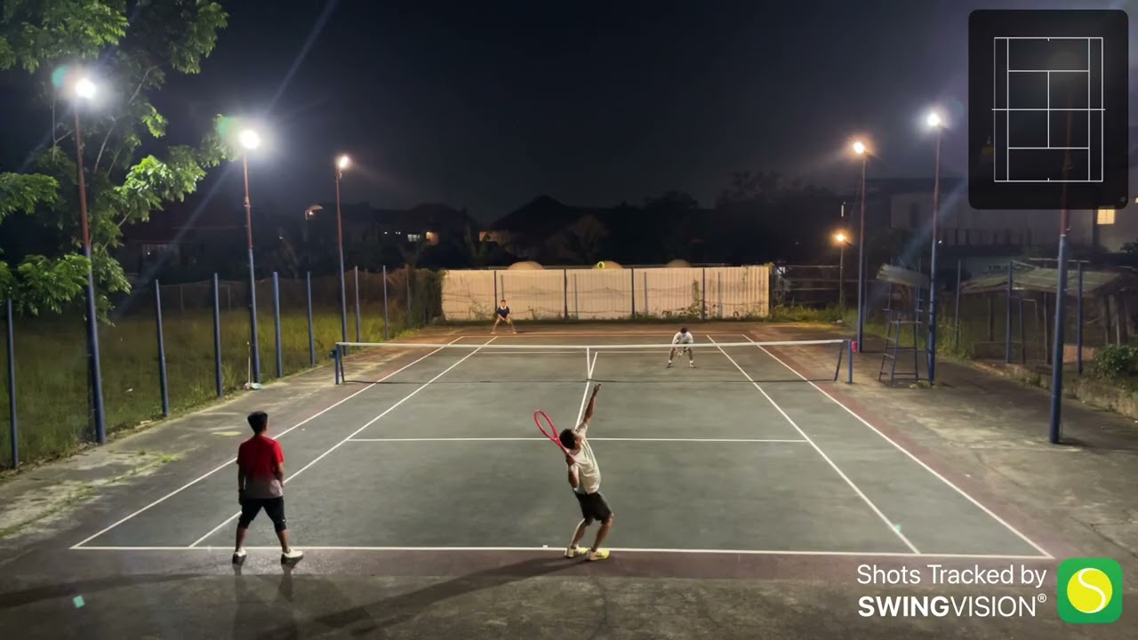 Herman/Narto/Anca 5️⃣vs6️⃣ Wisnu/Steven #swingvision #tennistelkom #tenishore 