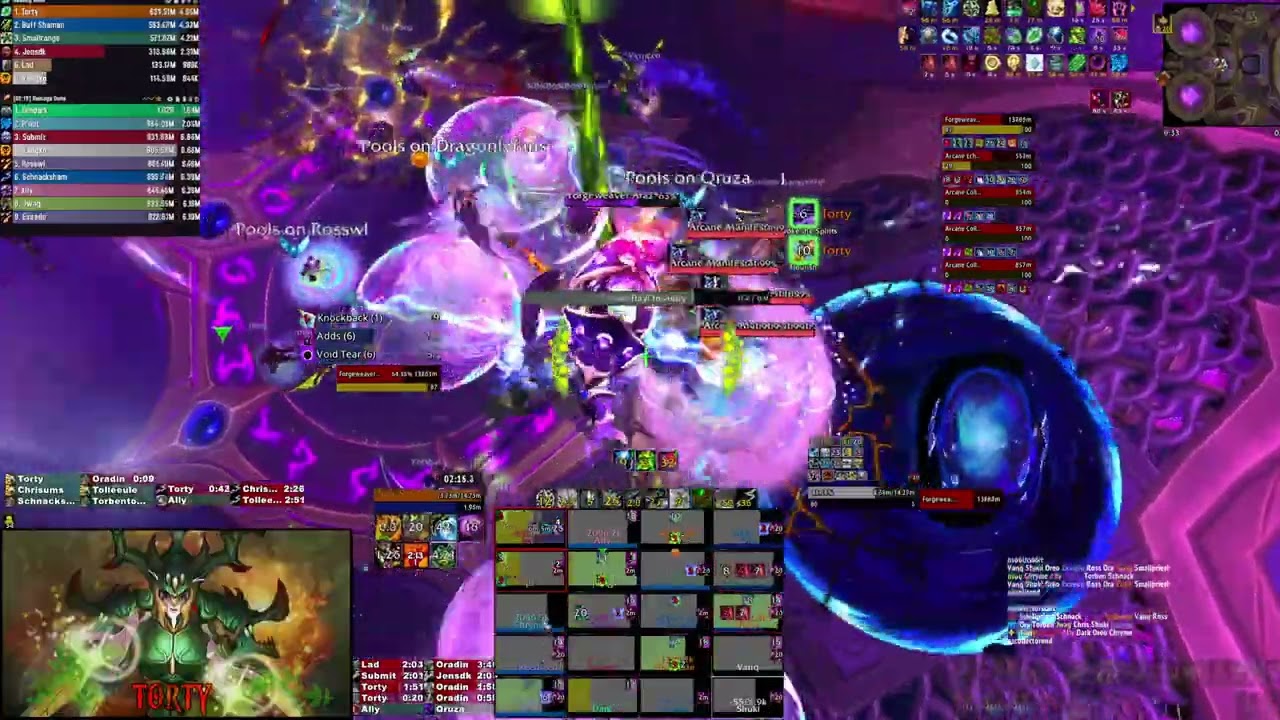 Pure vs Mythic Forgeweaver Araz, Resto Druid PoV