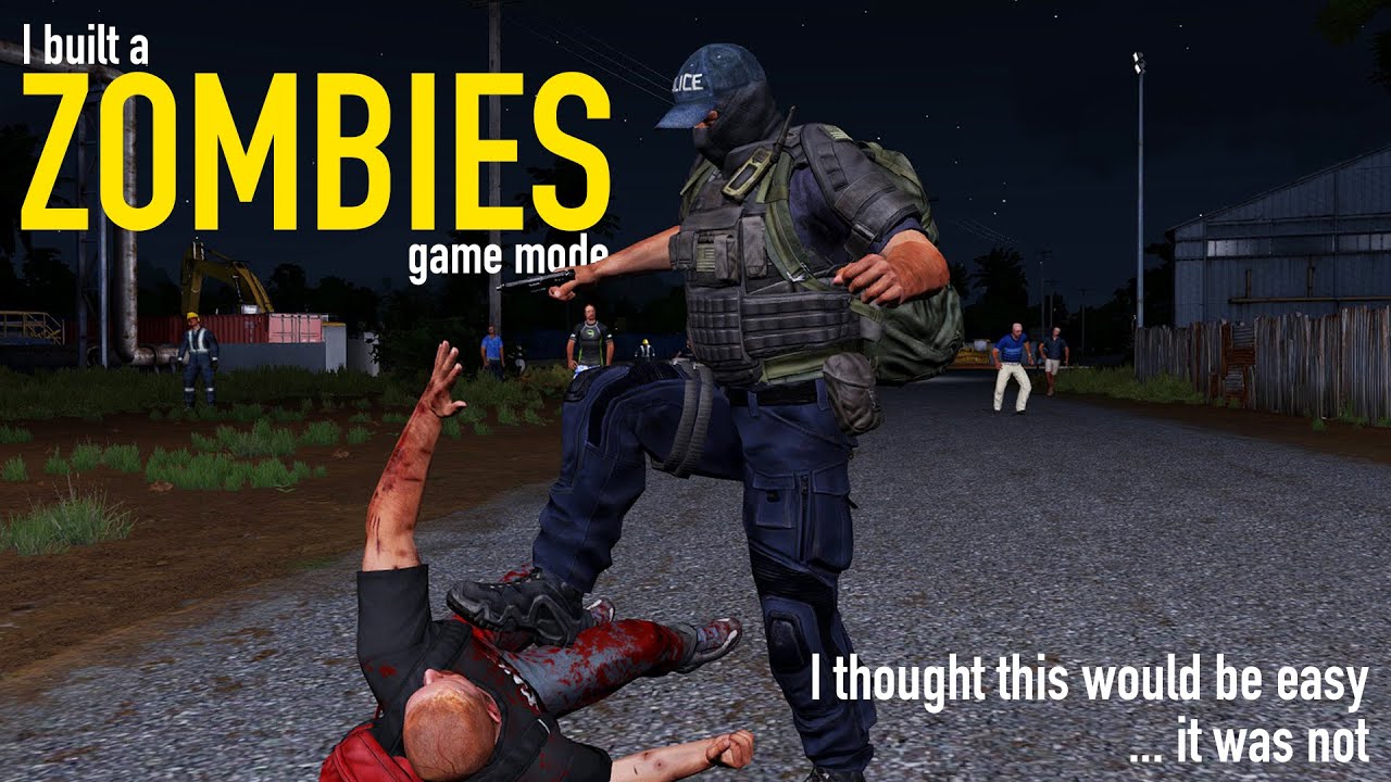 I Built A Zombies Survival Horror Mode In ARMA 3 | Direct Action