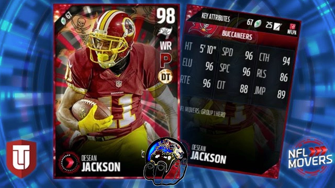 ALL NEW NFL MOVERS FEATURES 96 SPEED DESEAN JACKSON & MORE! | Madden 17 Ultimate Team