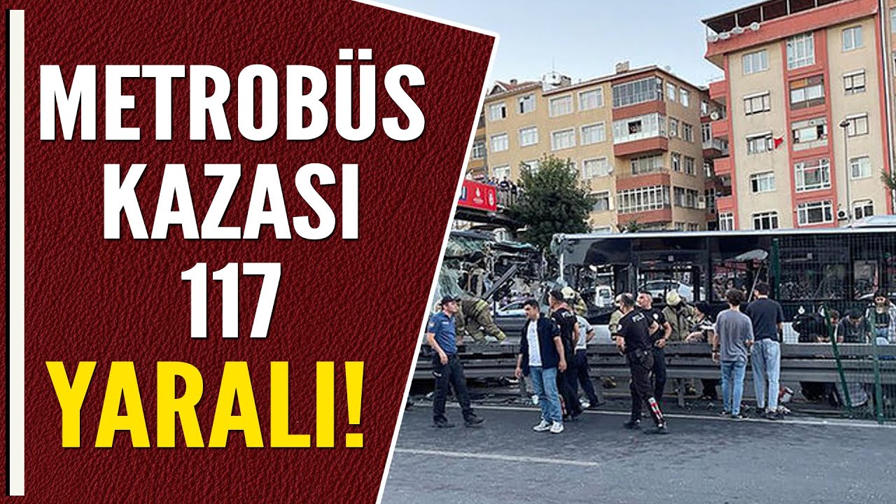İSTANBUL'DA BÜYÜK METROBÜS KAZASI