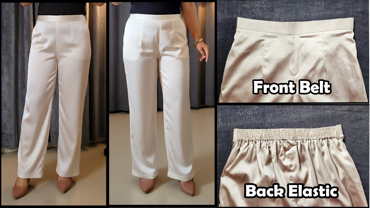 Straight Cut Pant Cutting And Stitching | Palazzo pant Cutting And Stitching | Stitch By Stitch