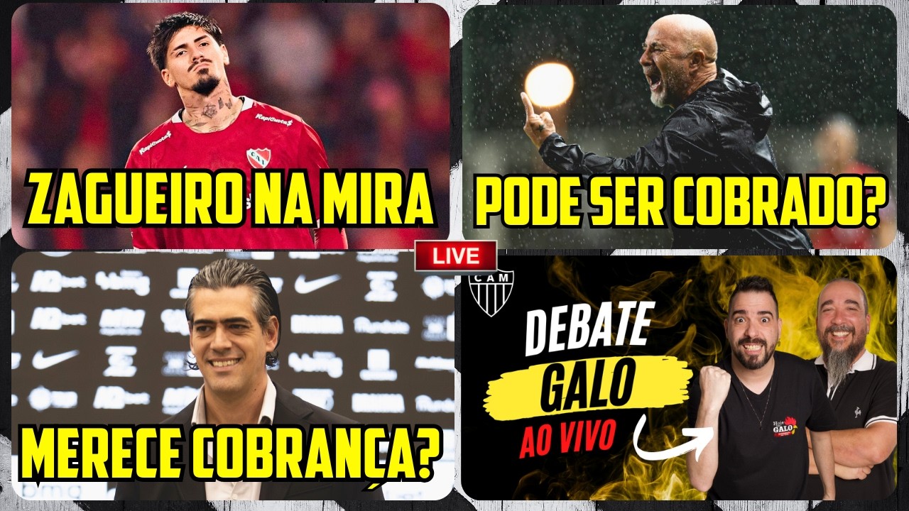 🎯 ZAGUEIRO NA MIRA 🔥 SAMPAOLI E BRACKS COBRANÇA 🔴 AO VIVO