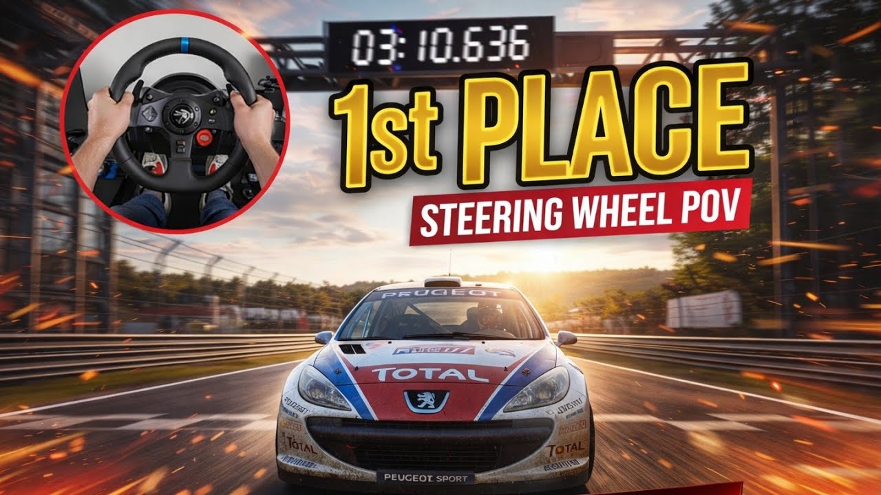 Winning 1st Place in Forza Horizon 5 | Peugeot 207 S Rally Circuit | Steering Wheel POV