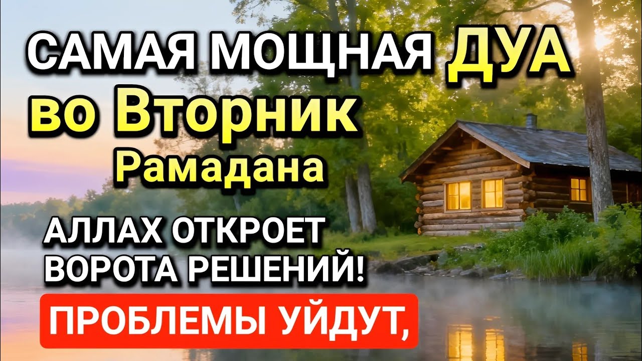 Самая сильная дуа во Вторник! Ризк, богатство, успех, счастье!l