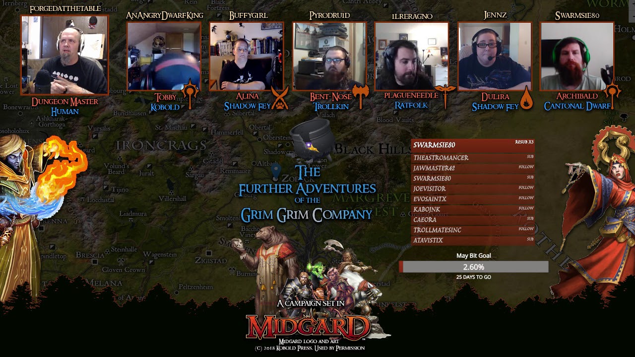 The Further Adventures of the Grim Grim Company: 01 And so it Begins. Midgard Campaign 5e.