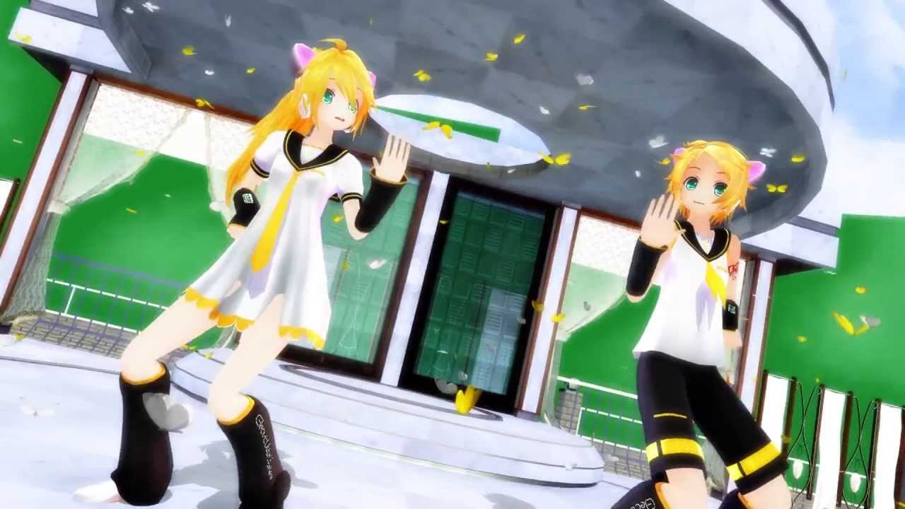 ((MMD)) Nekomimi Switch - Rinto and Lenka