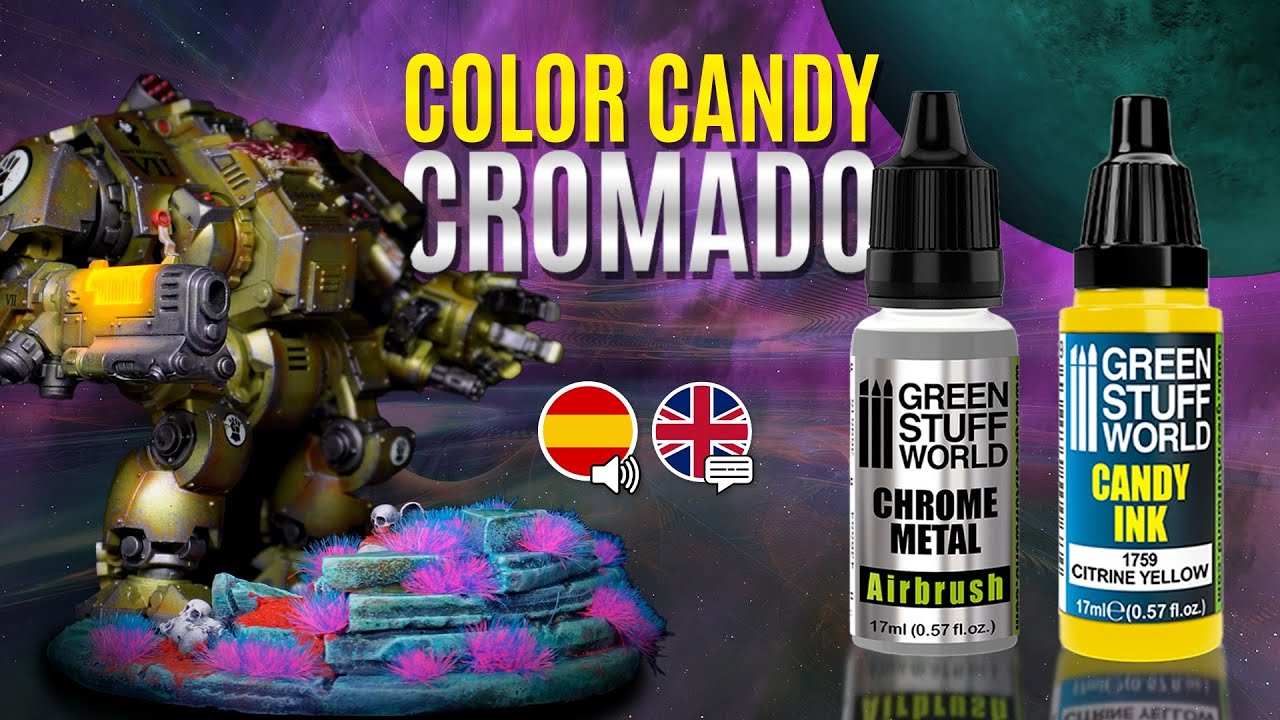 Coloreando Pintura Cromada con Candy Inks