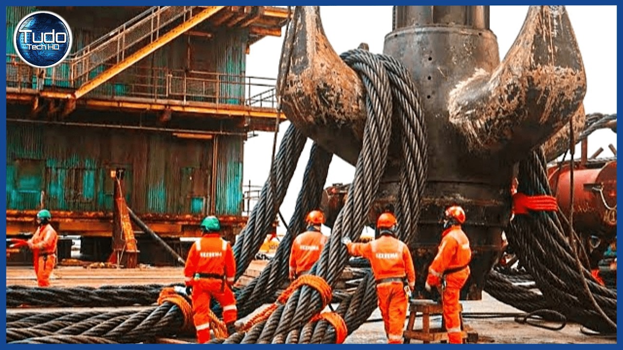 Como os CABOS DE AÇO GIGANTES são Feitos - Incrível Processo de Fabricação de Cabos de Aço Gigantes