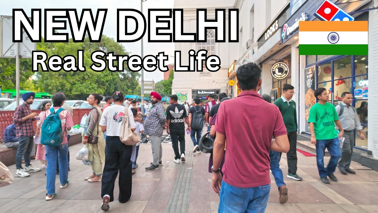 New Delhi 🇮🇳 &ndash; Evening Street Life, Busy Crowd & Local Markets (4K Walking Tour 2026)