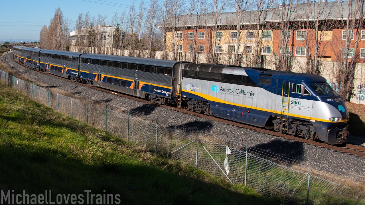 Amtrak California & ACE Trains around San Jose - 2020