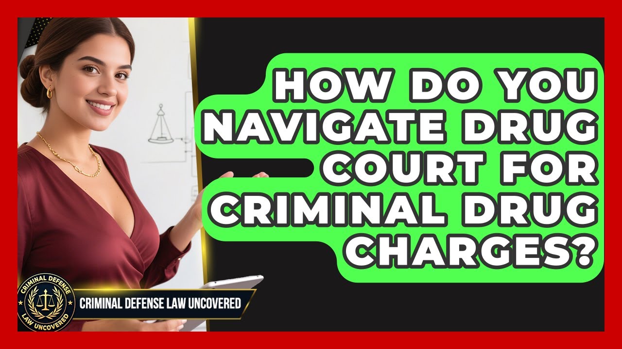 How Do You Navigate Drug Court For Criminal Drug Charges? - Criminal Defense Law Uncovered
