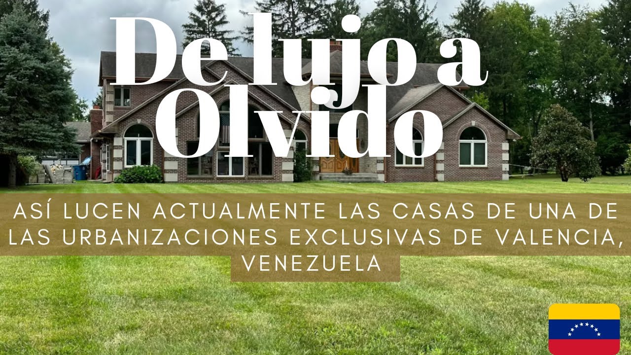 Así luce una de las urbanizaciones exclusivas de Valencia, Venezuela 🥹