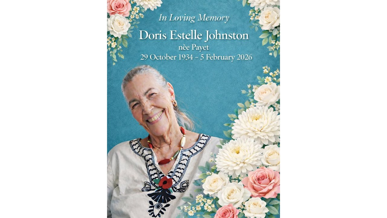 In Loving Memory Of Doris, Estelle Johnston (Née Payet)