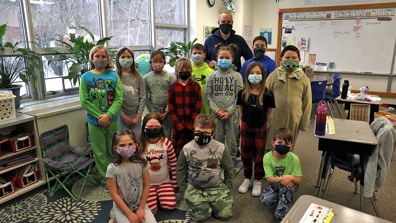 SURPRISE PAJAMA DAY at Williamson Elementary School!