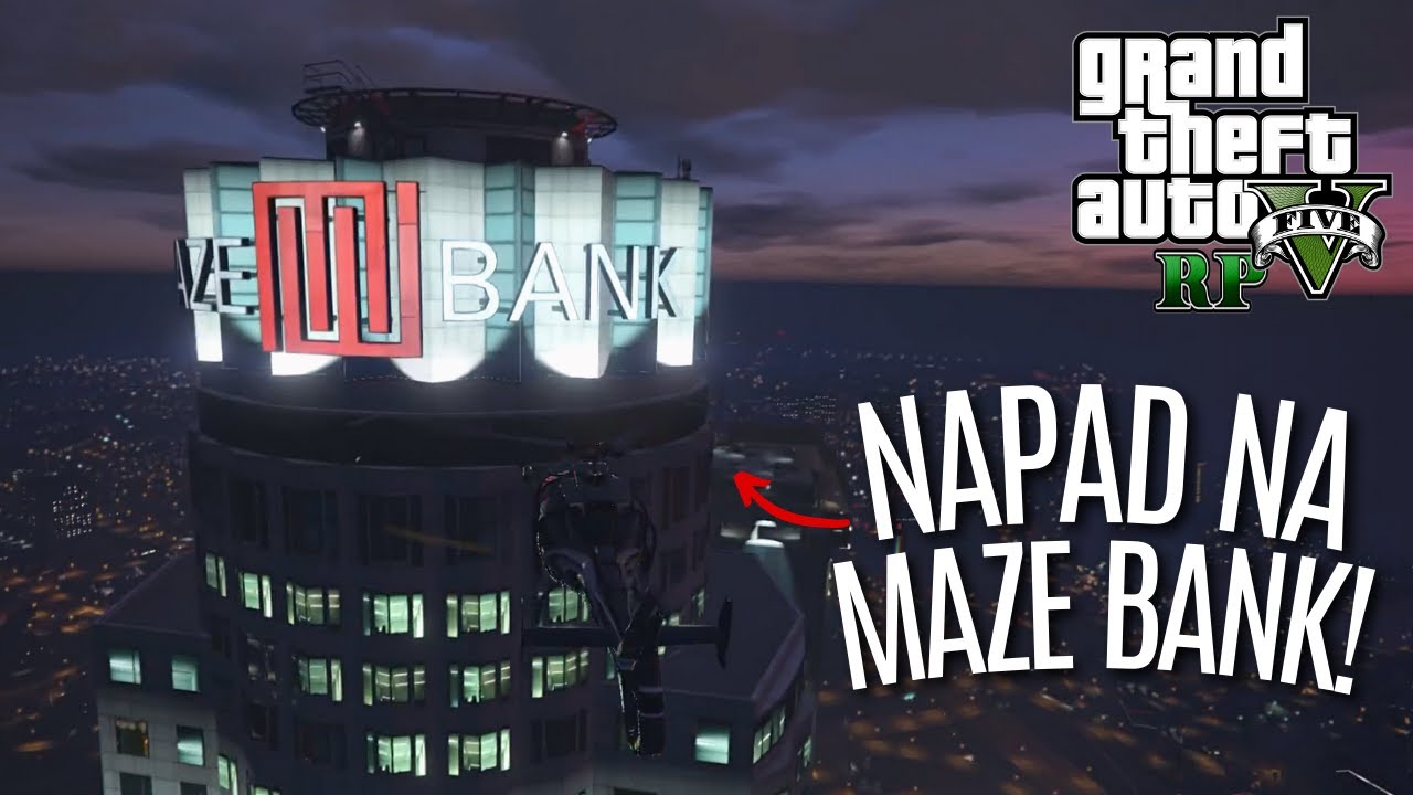 WIELKI NAPAD na MAZE BANK czas ZACZĄĆ! | EWRON GTA RP odc.197
