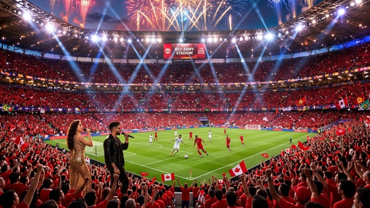 Nora Fatehi ft. Sanjoy -  FIFA WORLD CUP 2026 OPENING CEREMONY ANTHEM (Officiam Music Video)