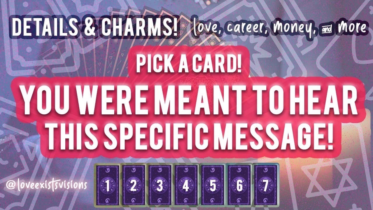 ‼️THIS MESSAGE WAS MEANT TO FIND YOU💫*PICK A CARD* URGENT MESSAGE YOU NEED TO HEAR FROM YOUR ANGELS!