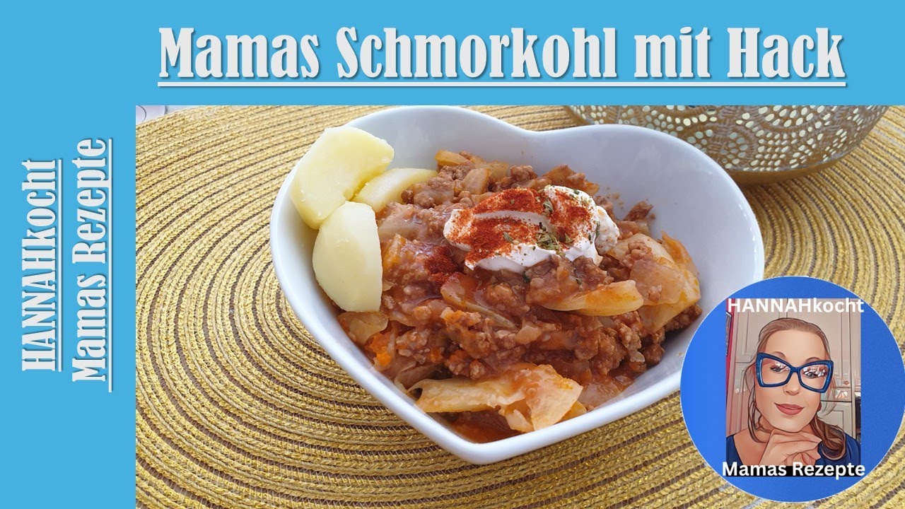 Schmorkohl mit Hackfleisch, eines von Mamas Lieblingsrezepten. Einfach, günstig und köstlich.