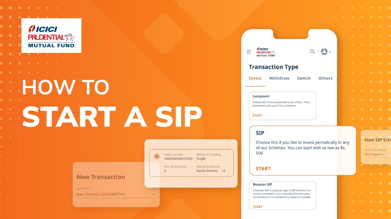 ICICI Prudential Mutual Fund | How to start a SIP on the IPru Mutual Fund website