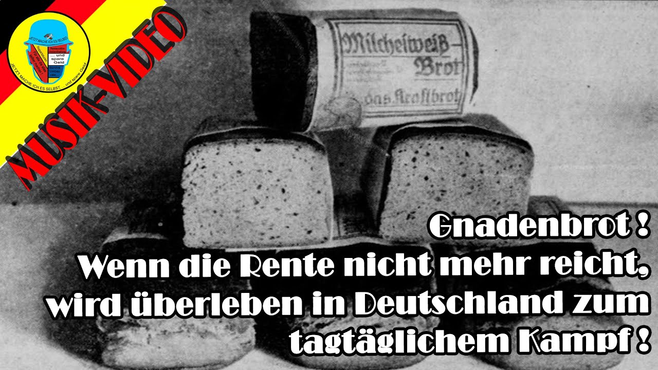 Gnadenbrot ! Eine knallharte Abrechnung mit dem völlig fehlgeleitetem Rentensystem in Deutschland !