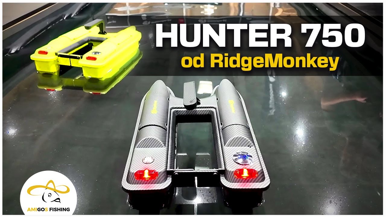Kompaktowe łódki zanętowe od RidgeMonkey - Hunter 750 | Targi Rybomania 2025