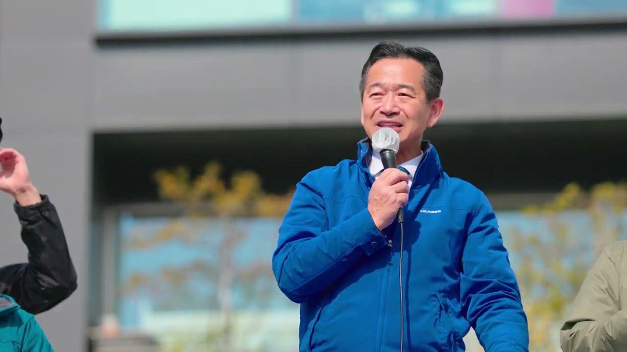 【警固公園・中道合同街宣】岡本三成・政務調査会長の演説フルverです
