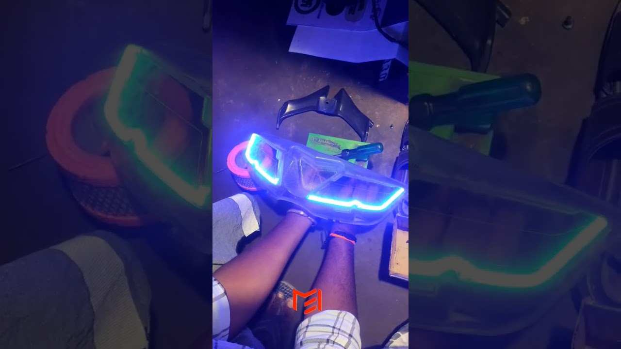 DRL LIGHT FITTING IN R15 V3 #yamaha #r15v3 #yamahar15 #peravurani #Meimechanic #travelermei #led