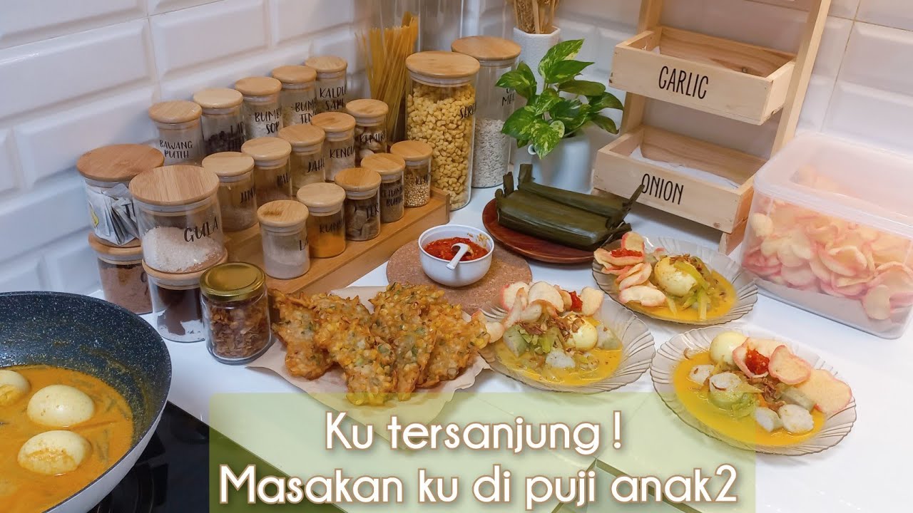 Ga usah beli , masak sendiri lebih enak hemat dan nikmat #lontongsayur