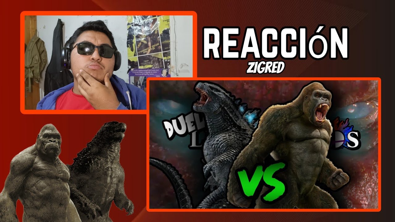 GODZILLA VS KONG 2 || RAP BATTLE #DLRH || Godzilla X Kong New Empire Rap Parte 1 || Zigred reacci&oacute;n