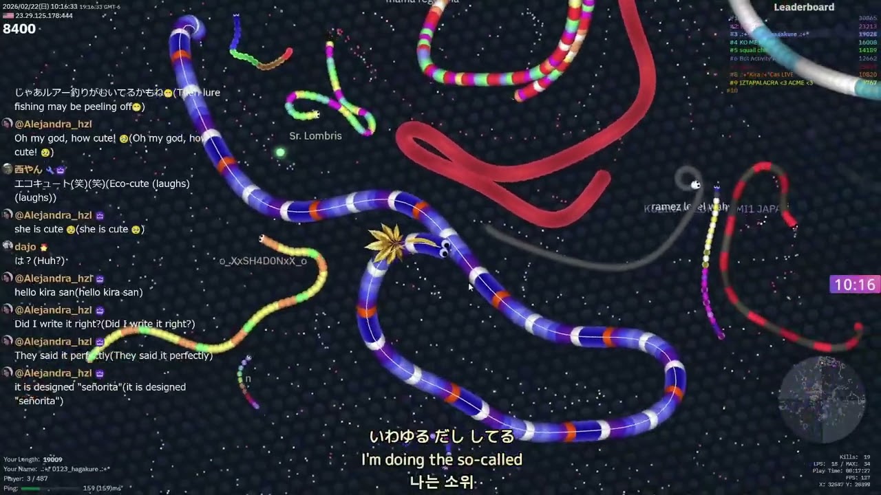 Kiraっちの何気ない一言で「心がえぐられた」｜ #スリザリオ #slitherio #メンタルケア