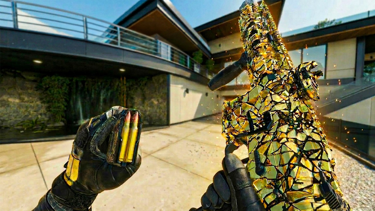 Уничтожение противников в лобби с помощью MK35 ISR в Black Ops 7