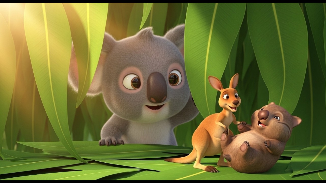 Baby Koala Climb Climb | Cute Animal Song | Preschool Sing Along