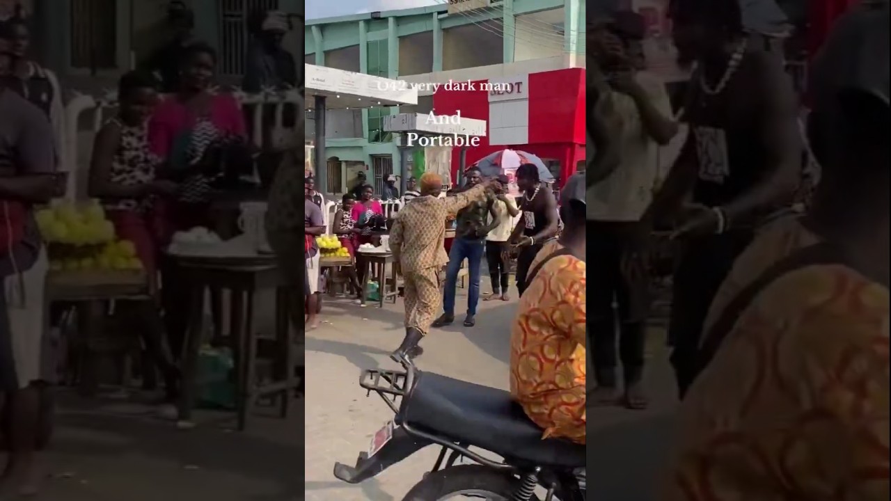 Portable And VeryDarkMan Caught street fighting 😲😲😲#Verydarkman #portable