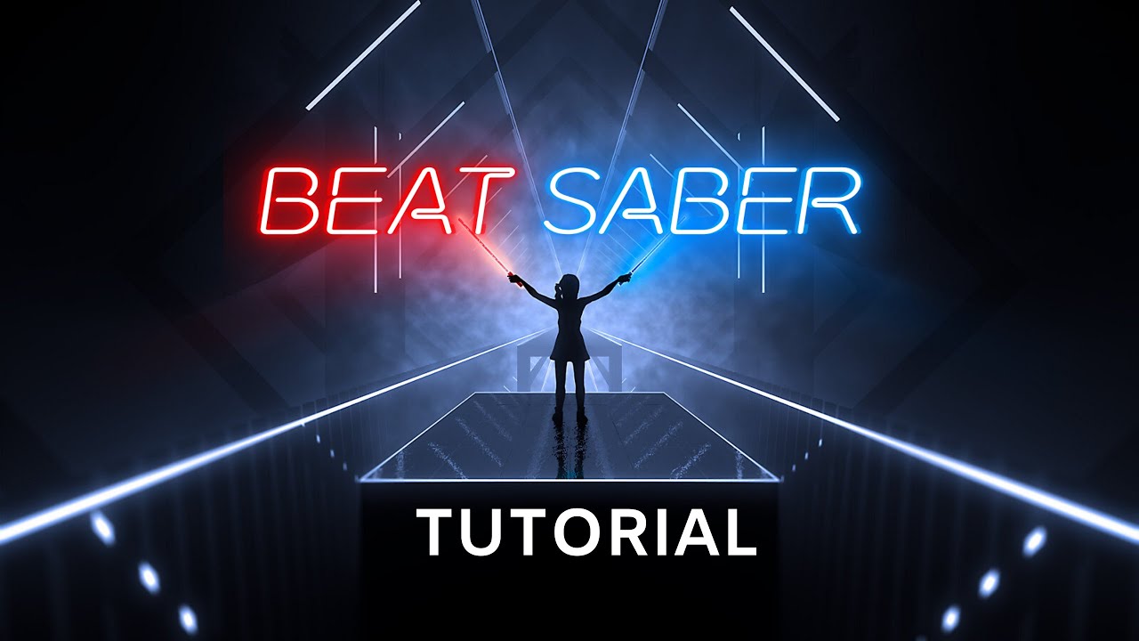 Beat Saber 1 minute Tutorial. How to play instructions and demo. Virtual Reality. Oculus Quest.