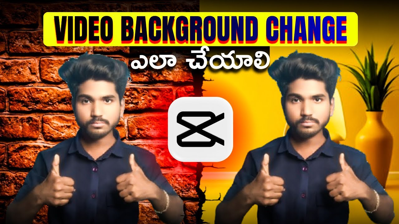 How To Change Video background in Telugu | Video Background change Ela Cheyali 2025 