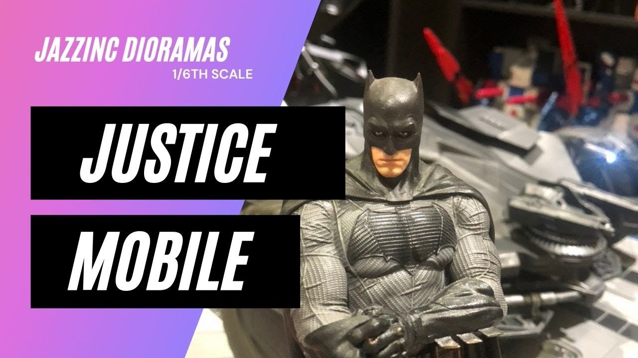 Jazzinc Dioramas 1/6 Scale Justice Mobile (Batman v. Superman Batmobile/Justice League) Review